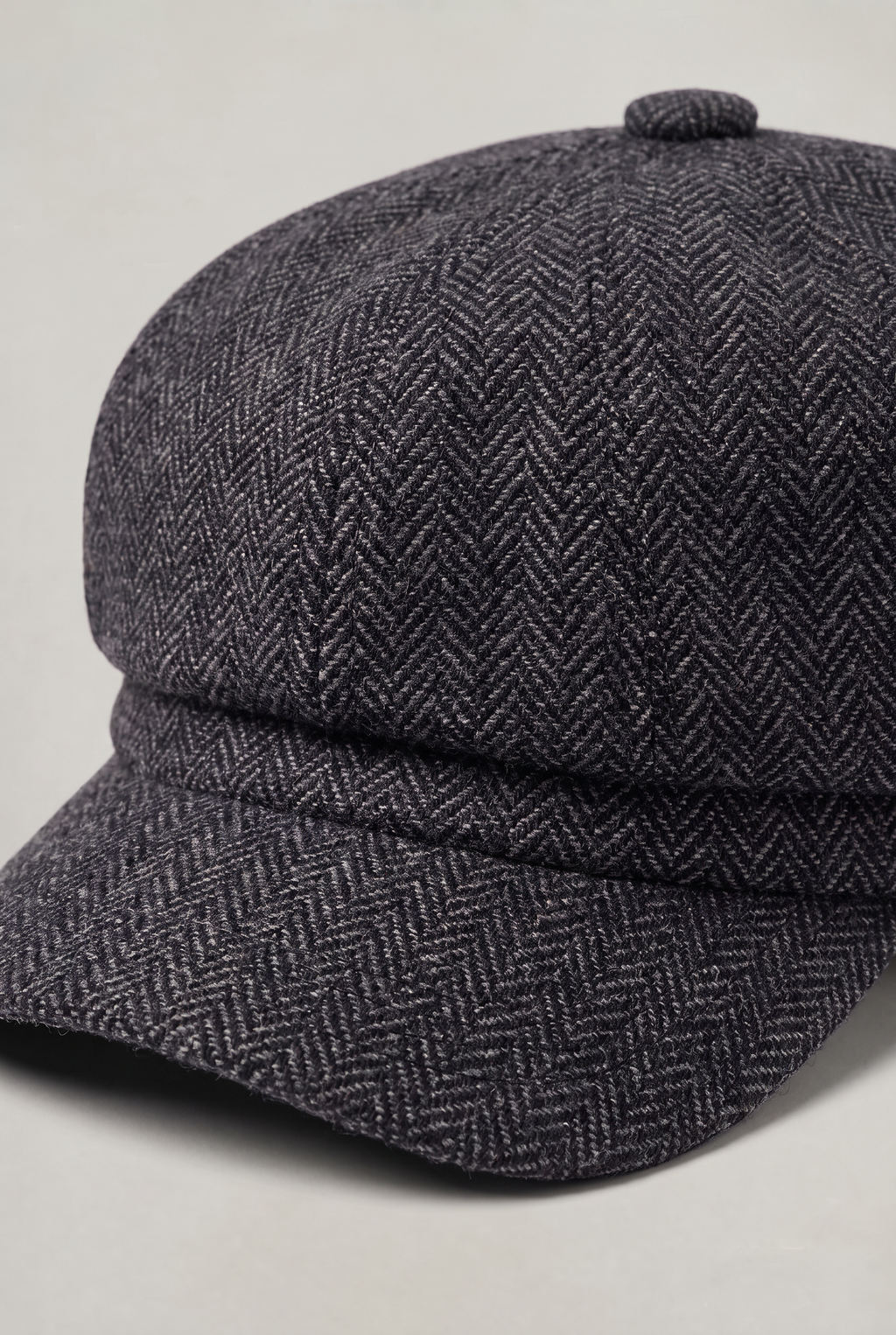 Men's Herringbone Newsboy Flat Cap