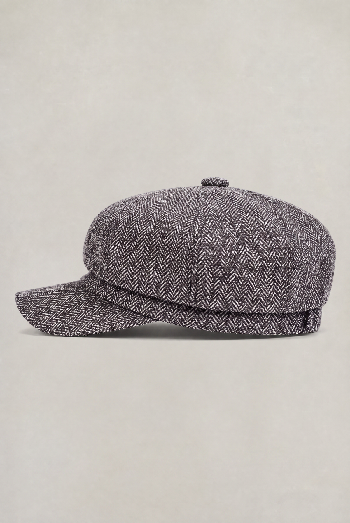Men's Herringbone Newsboy Flat Cap