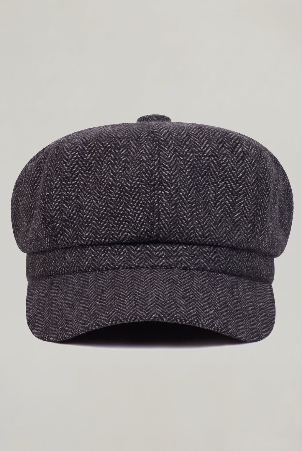 Men's Herringbone Newsboy Flat Cap