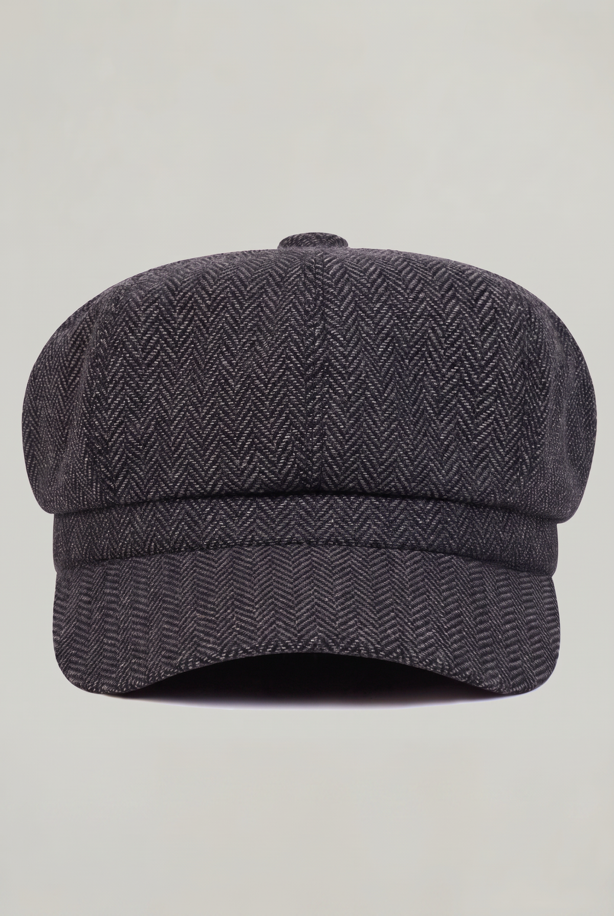 Men's Herringbone Newsboy Flat Cap