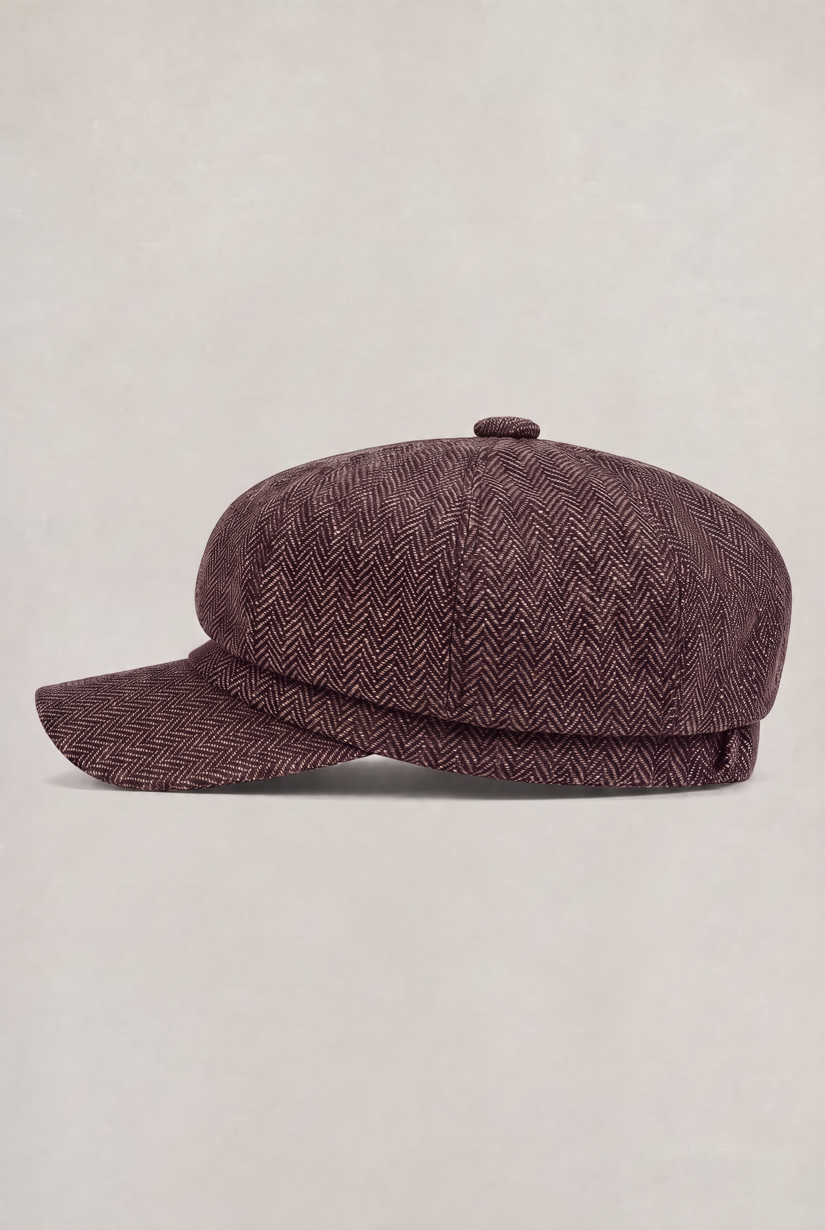 Men's Herringbone Newsboy Flat Cap