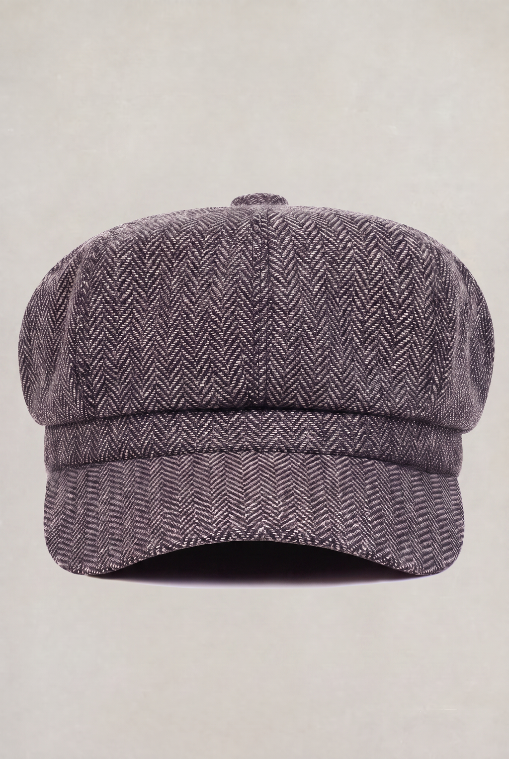 Men's Herringbone Newsboy Flat Cap