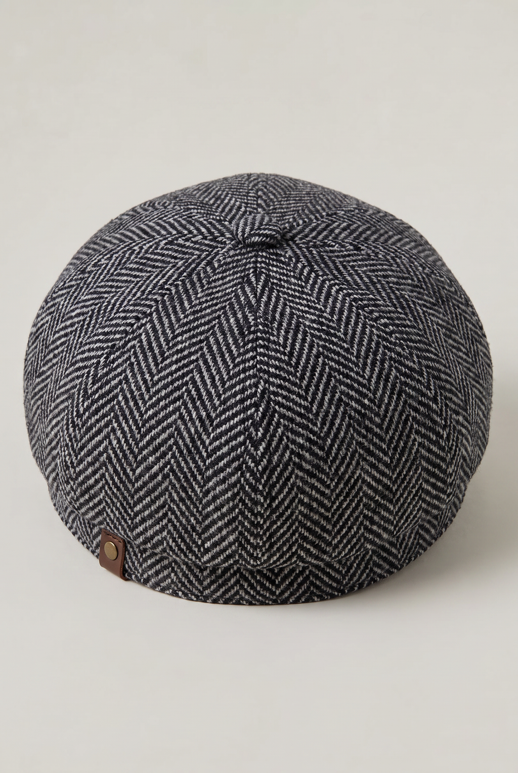 Men's Herringbone Bakersboy Flat Cap