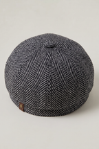 Men's Herringbone Bakersboy Flat Cap