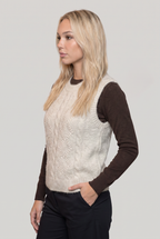 Women's Cable Knit Jumper Vest