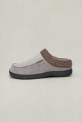 Men's Fleece-Lined Suede Slippers