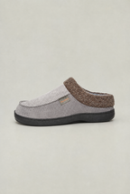 Men's Fleece-Lined Suede Slippers