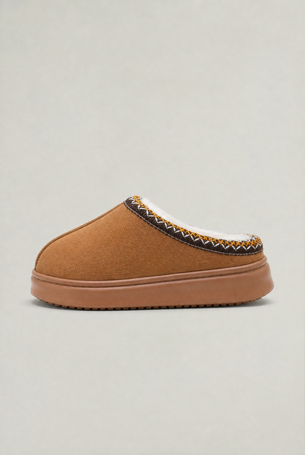 Women’s Fur Lined Suede Look Clogs