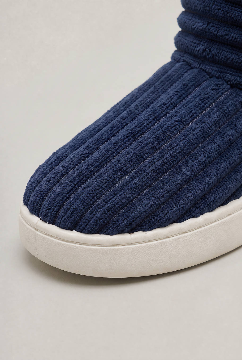 Women's Corduroy Fur Lined Slippers