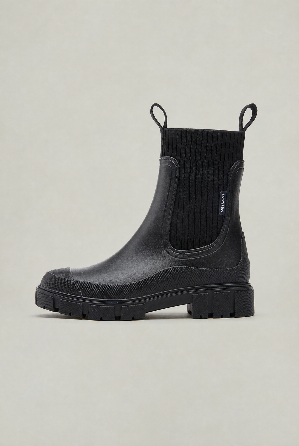 Women’s Chunky Chelsea Waterproof Rain Boots