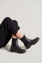 Women’s Chunky Chelsea Waterproof Rain Boots