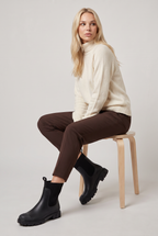 Women’s Chunky Chelsea Waterproof Rain Boots