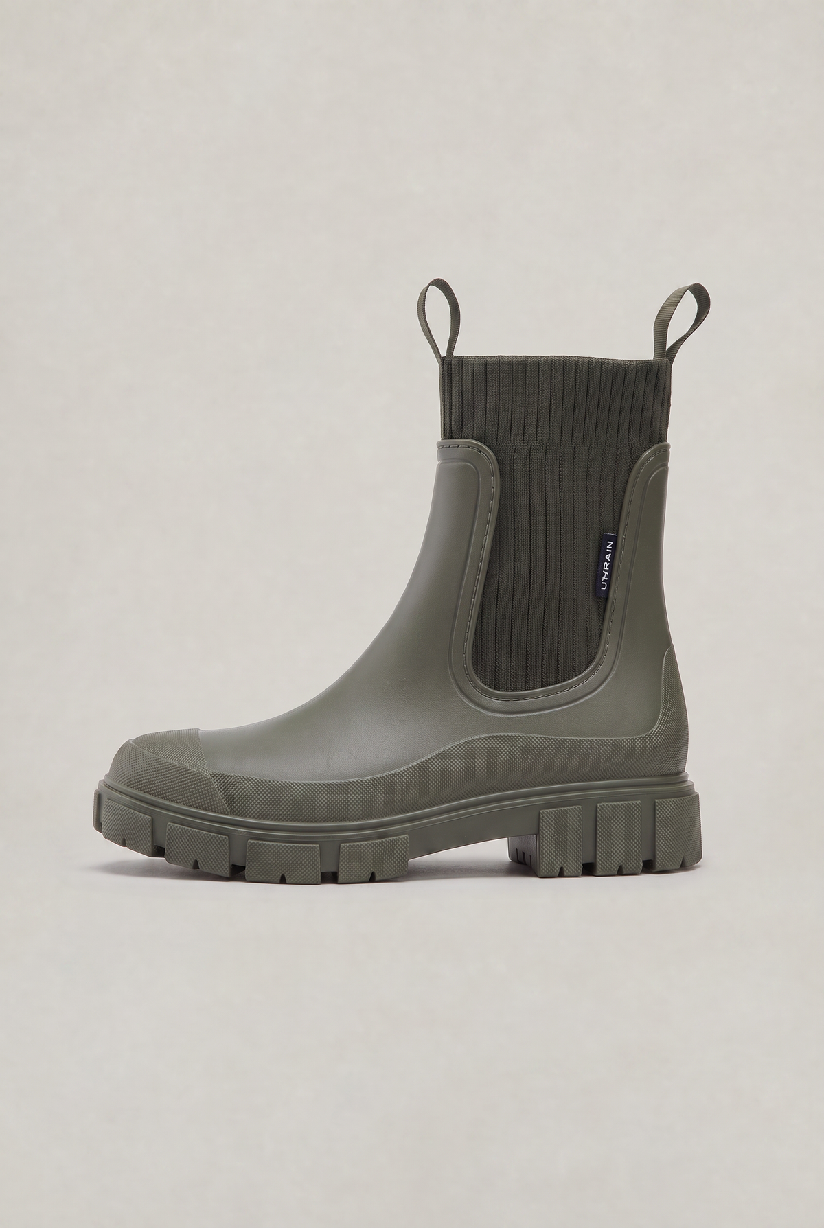 Women’s Chunky Chelsea Waterproof Rain Boots