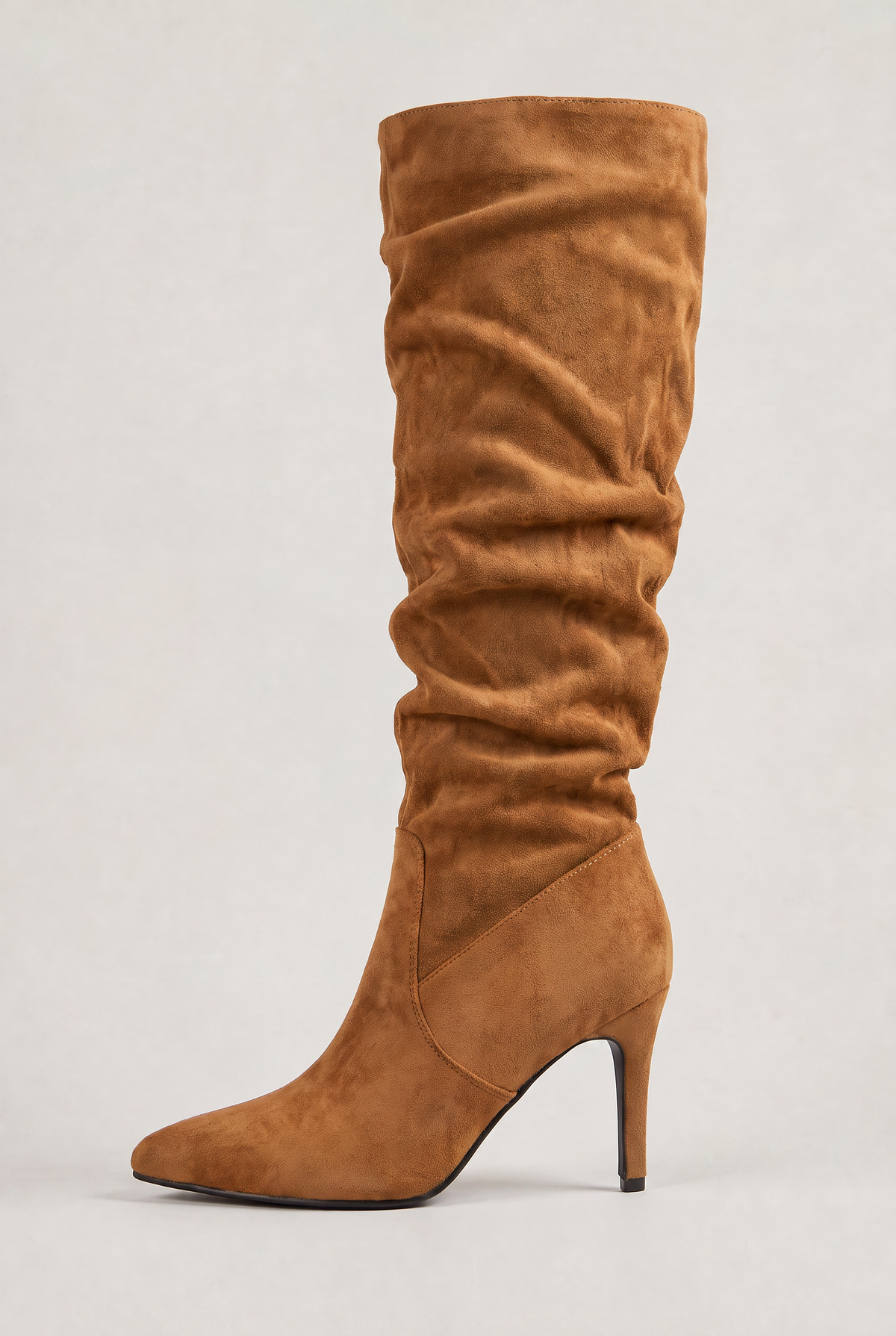 Women’s Leather Slouch Knee High Boots