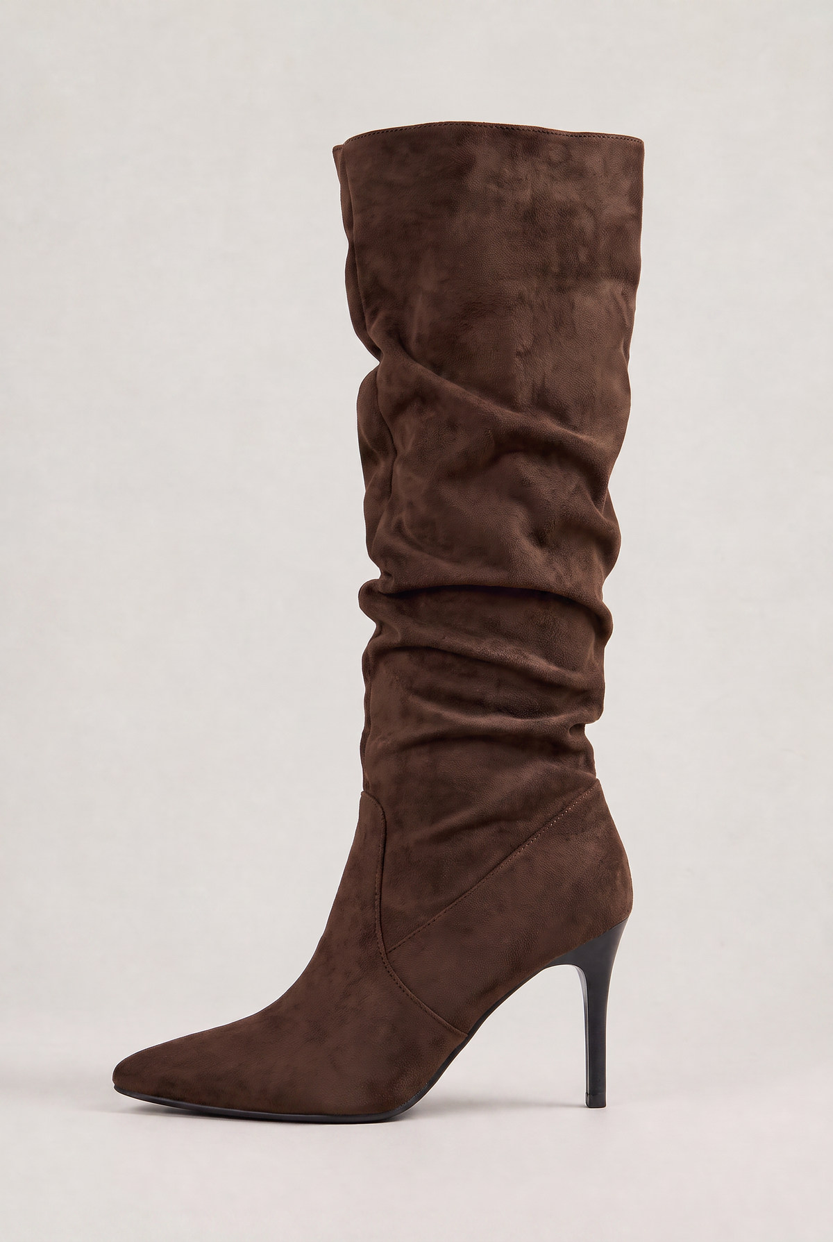Women’s Leather Slouch Knee High Boots