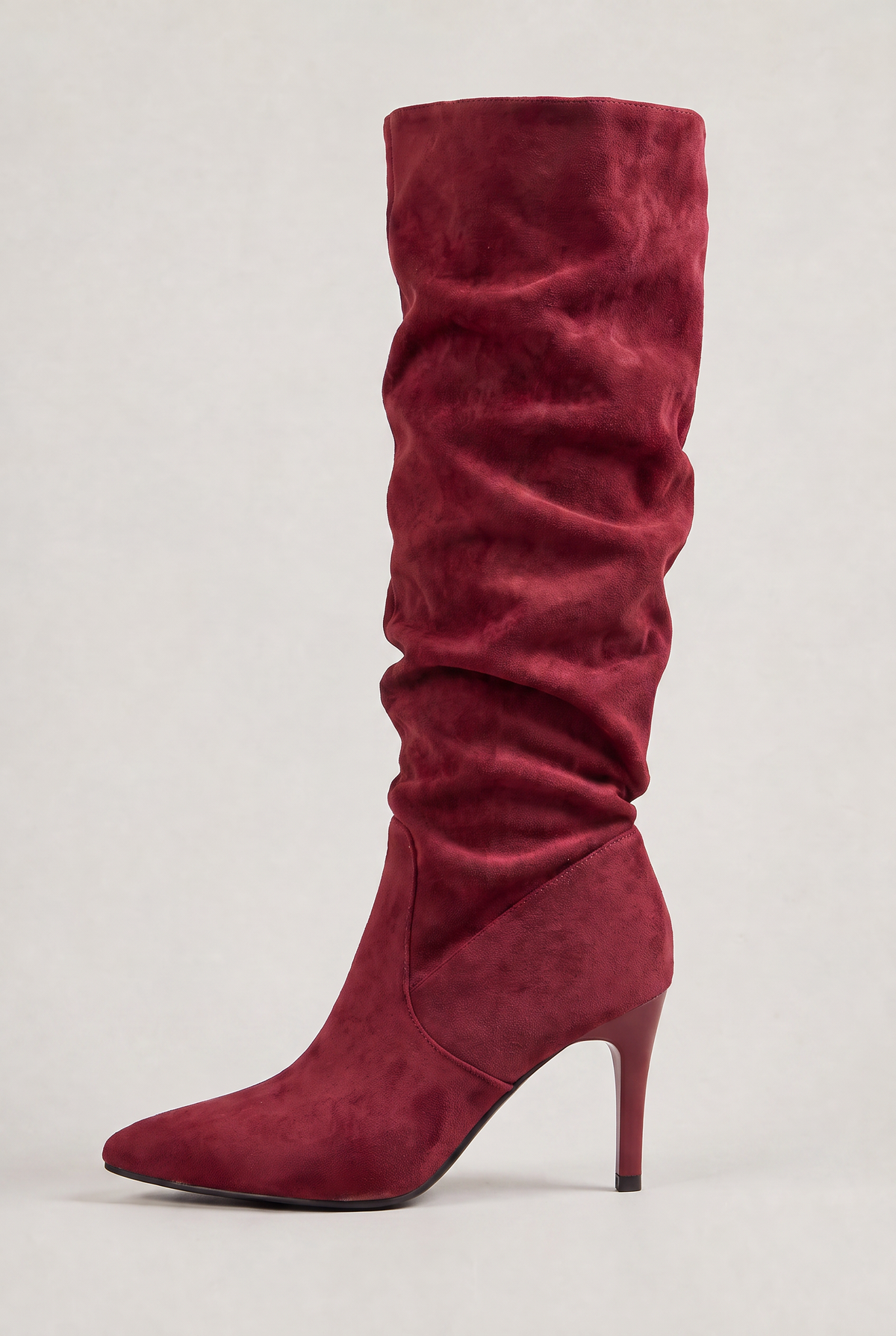 Women’s Leather Slouch Knee High Boots