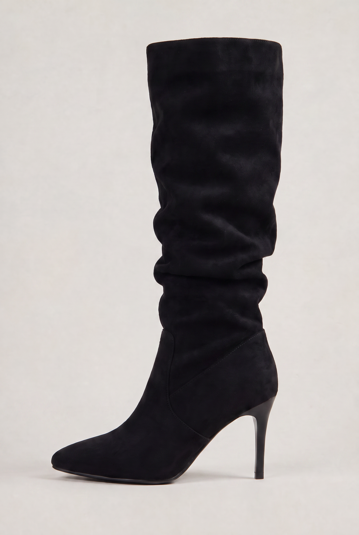 Women’s Leather Slouch Knee High Boots