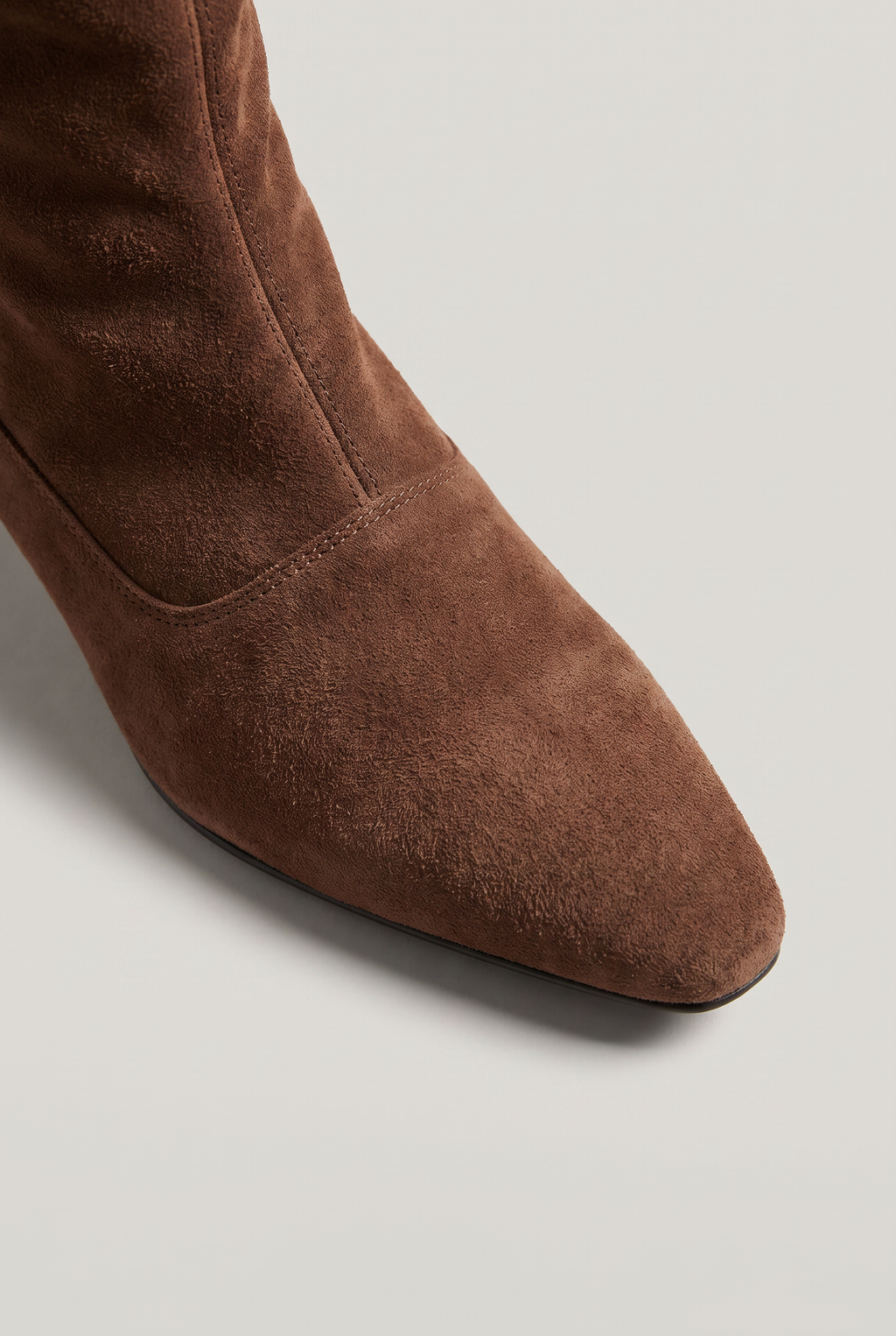 Women’s Suede Knee-High Slouch Boots - Pull-On Style