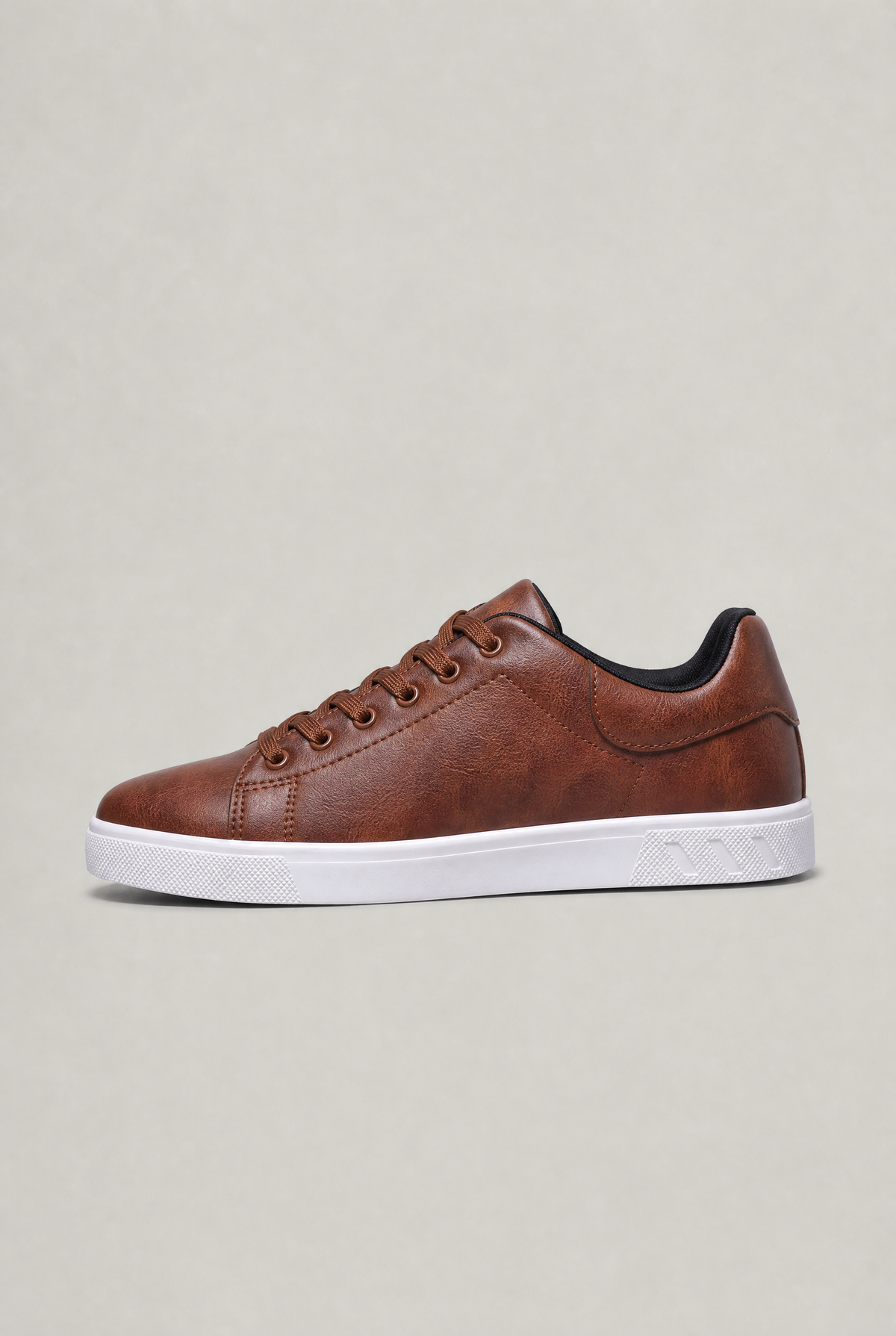 Men's Leather Lace Up Low Top Sneakers