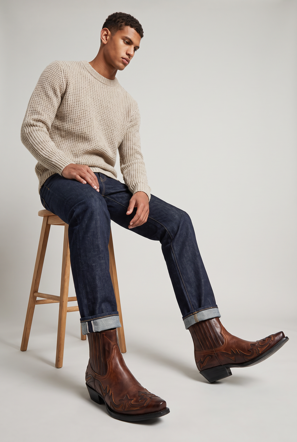 Men’s Square Toe Western Boots