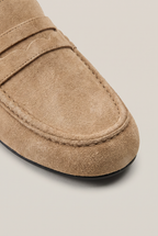 Men's Backless Loafers - Suede Look Mule Slip On