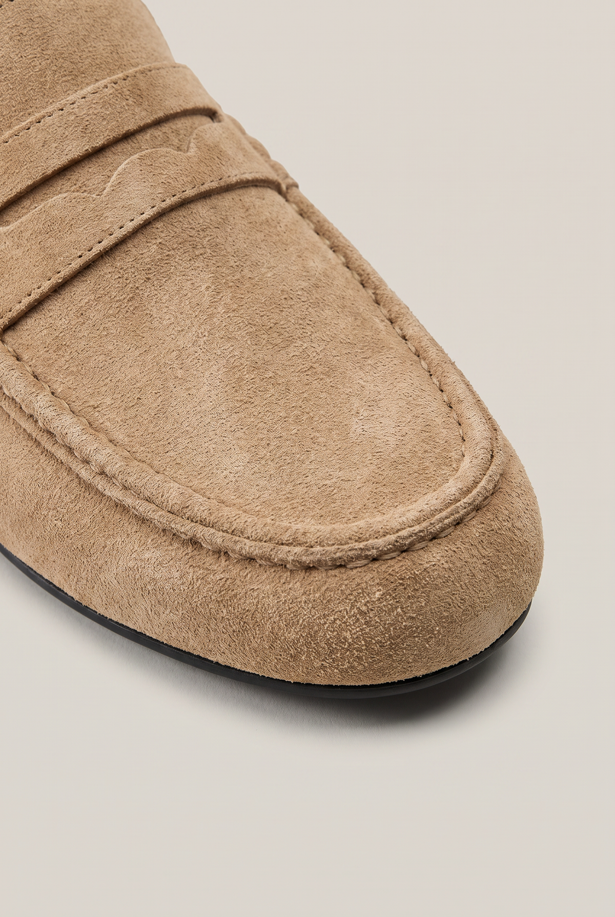 Men's Backless Loafers - Suede Look Mule Slip On