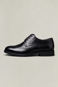 Men's Derby Shoes - Lace Up Leather Look Smart