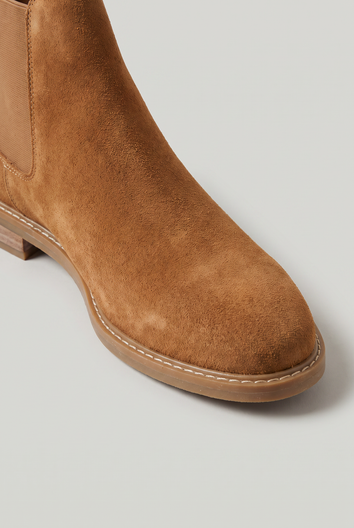 Men's Suede Look Chelsea Boots - Slip On Ankle Boots