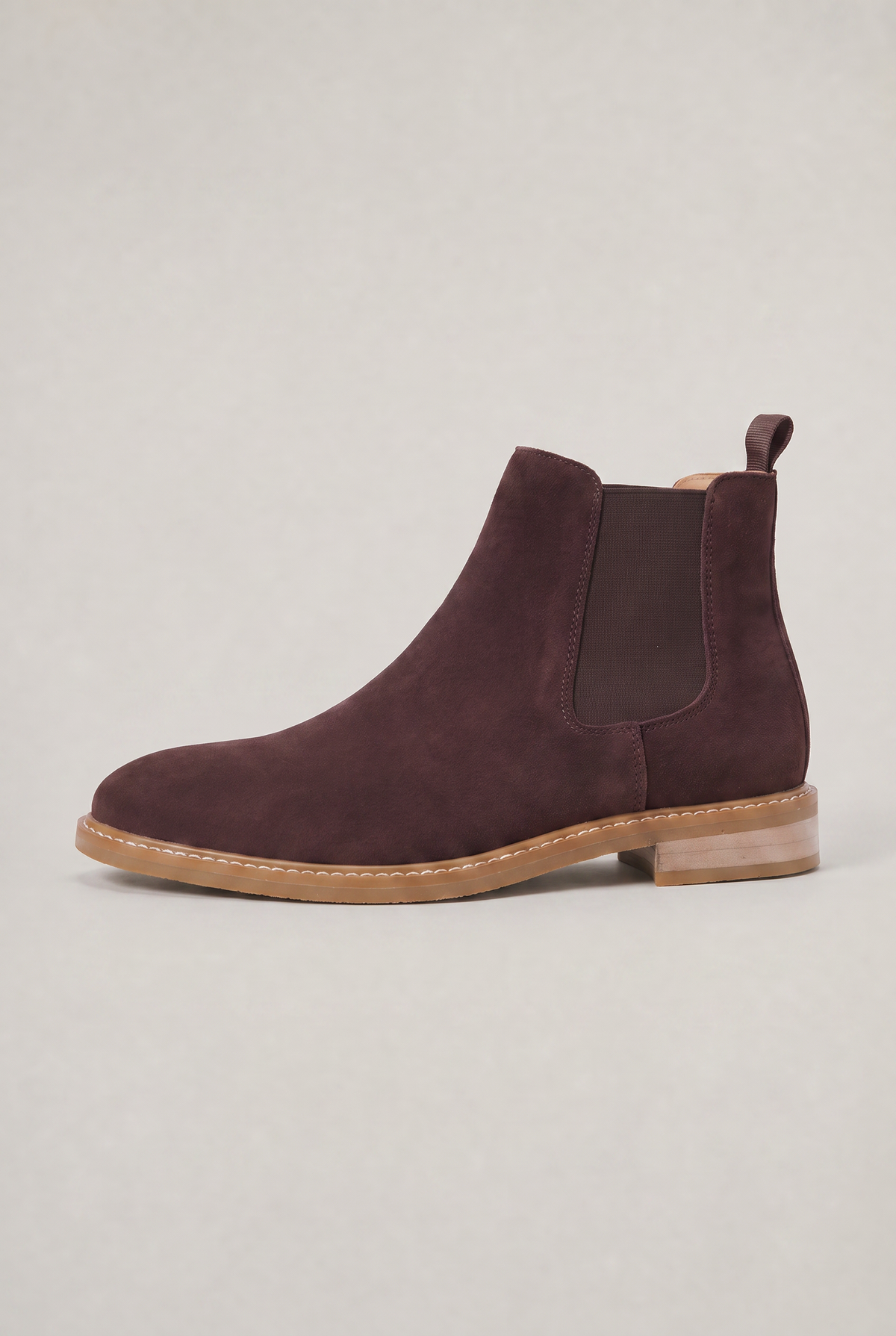 Men's Suede Look Chelsea Boots - Slip On Ankle Boots
