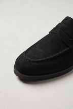 Men's Suede Look Penny Loafer - Slip On Loafers