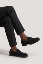 Men's Suede Look Penny Loafer - Slip On Loafers