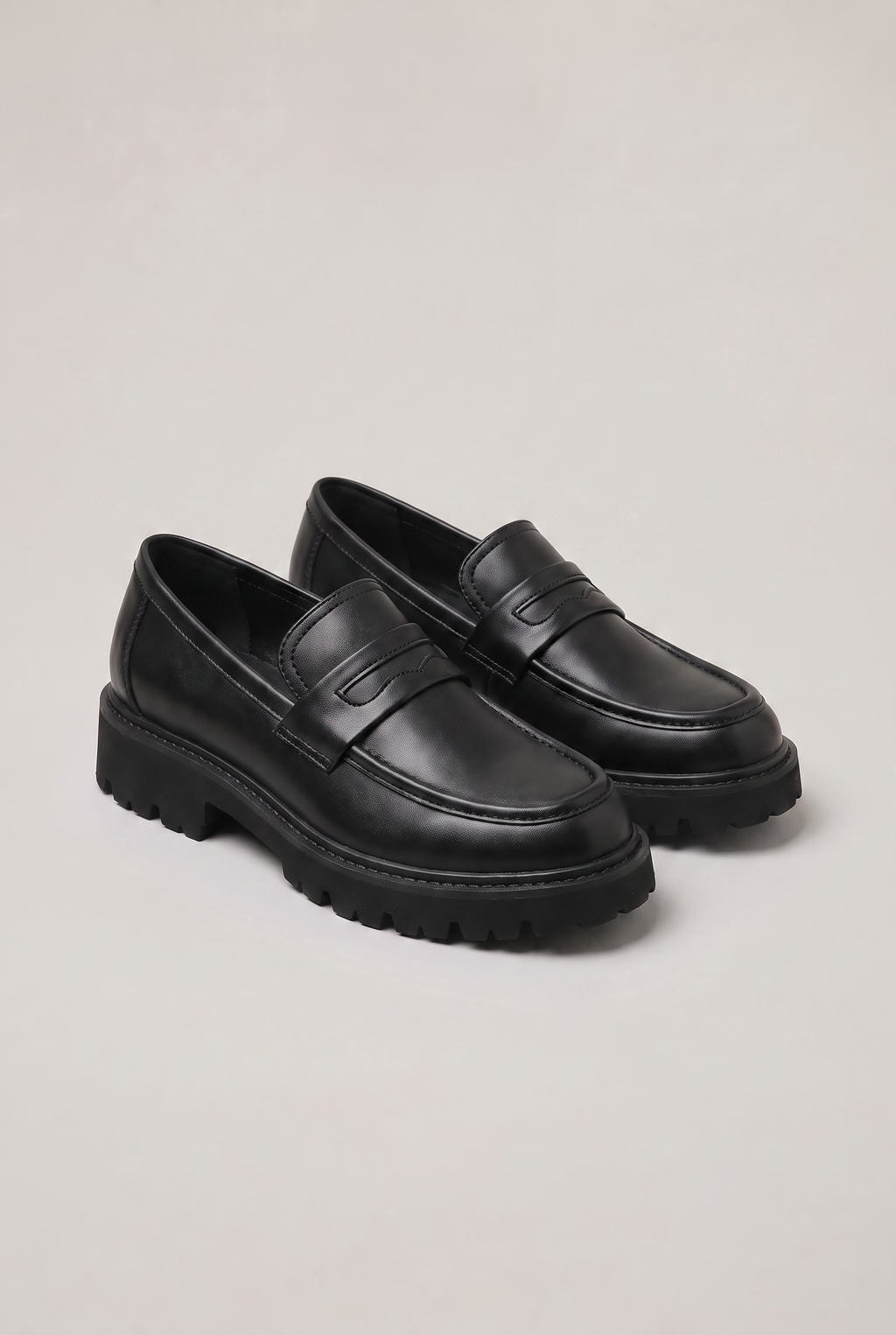 Men's Chunky Loafers - Lug Sole Penny Loafer Slip On
