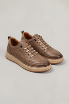 Men's Synthetic Lace-Up Low Top Sneakers