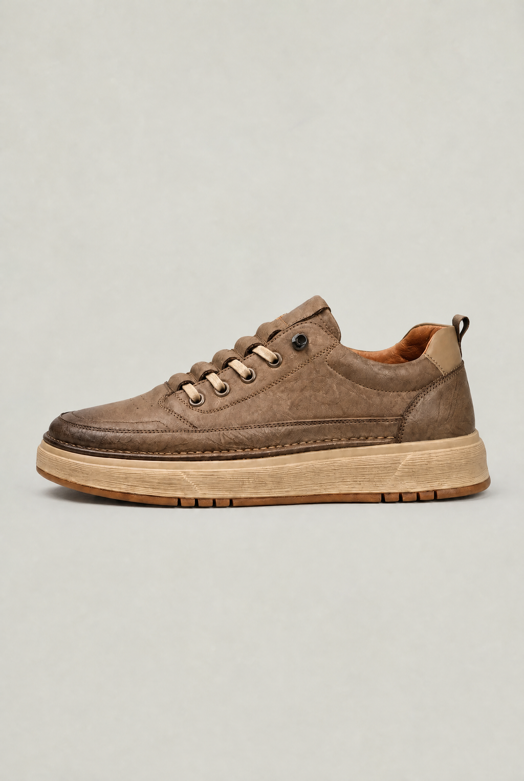 Men's Synthetic Lace-Up Low Top Sneakers