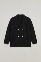 Men’s Double-Breasted Knit Cardigan