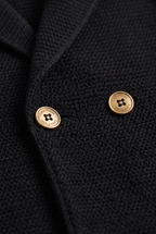 Men’s Double-Breasted Knit Cardigan