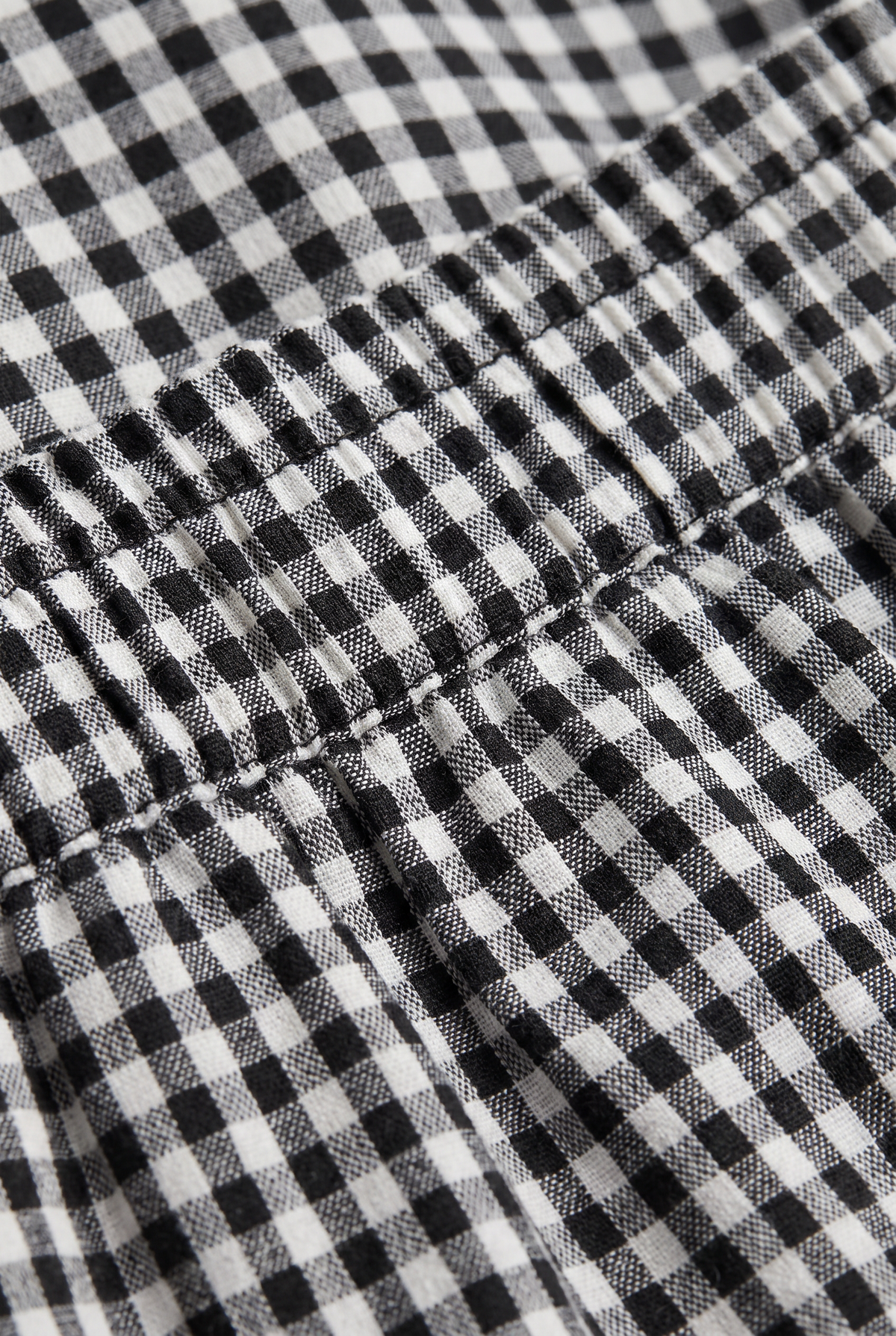 Women’s Checked Tiered A-Line Maxi Skirt
