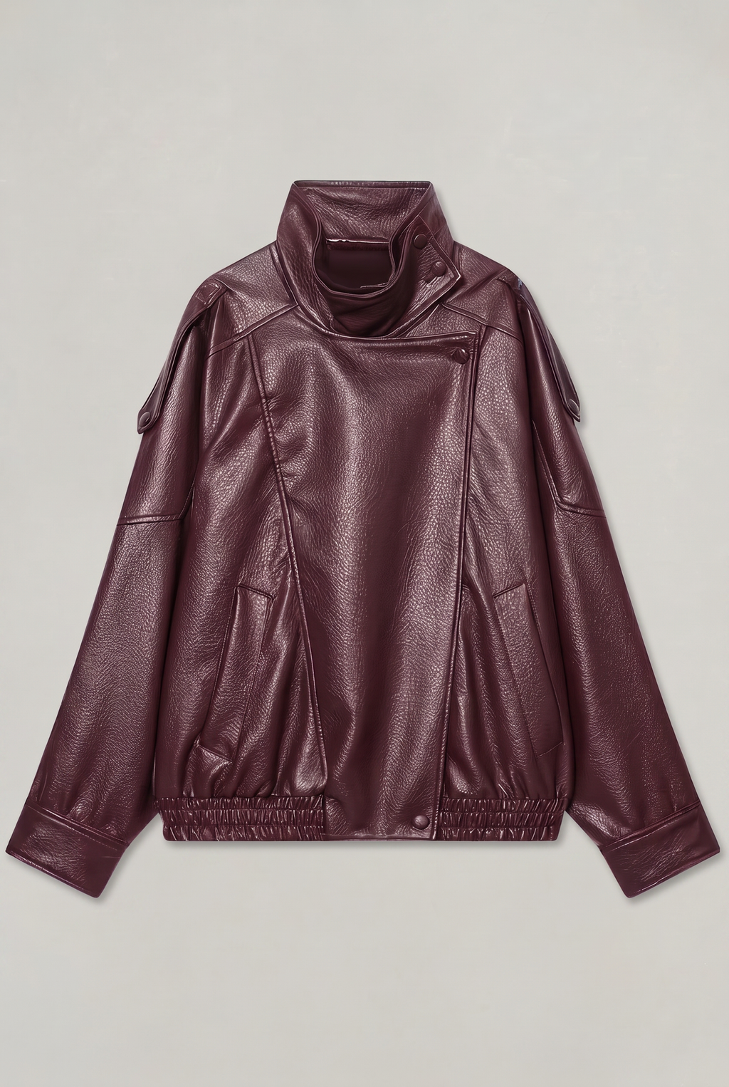 Women’s Faux Leather Biker Jacket