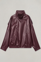 Women’s Faux Leather Biker Jacket