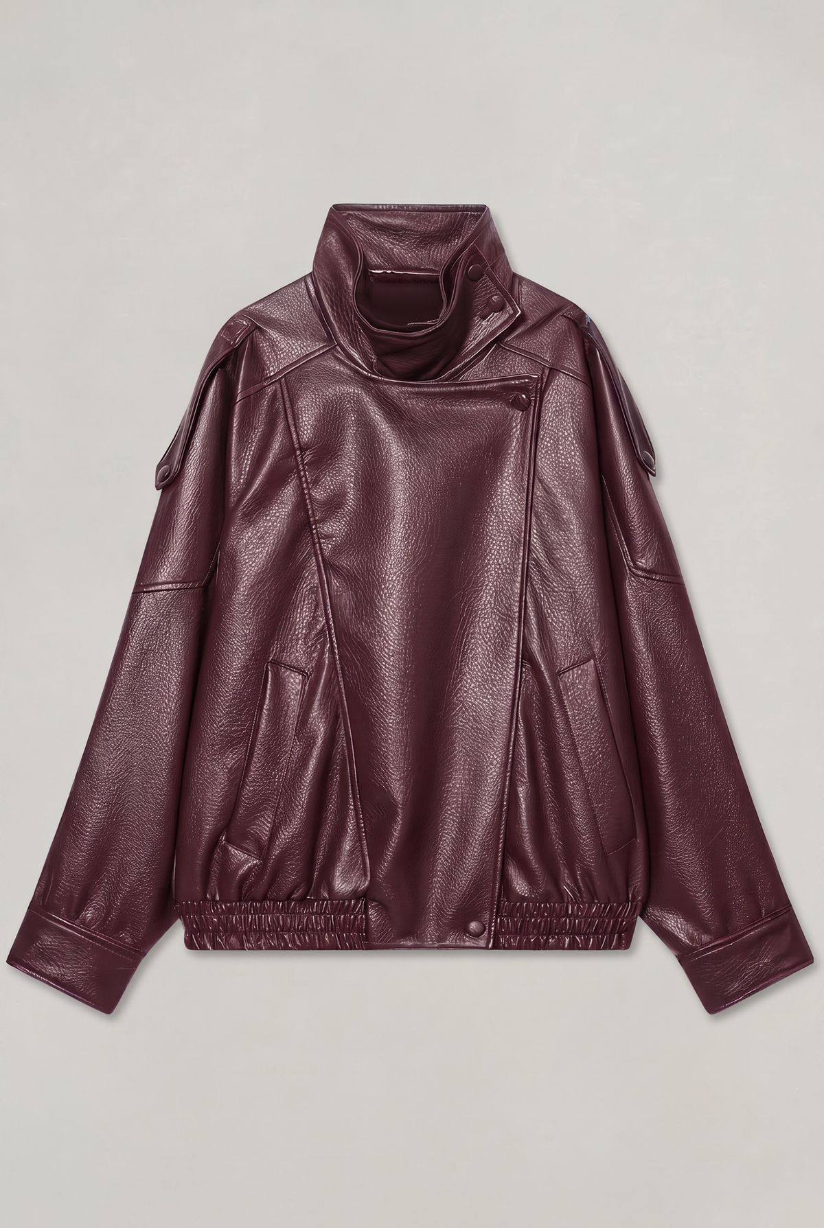 Women’s Faux Leather Biker Jacket
