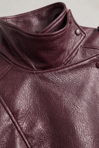 Women’s Faux Leather Biker Jacket