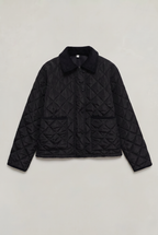 Women’s Quilted Button-Up Utility Jacket