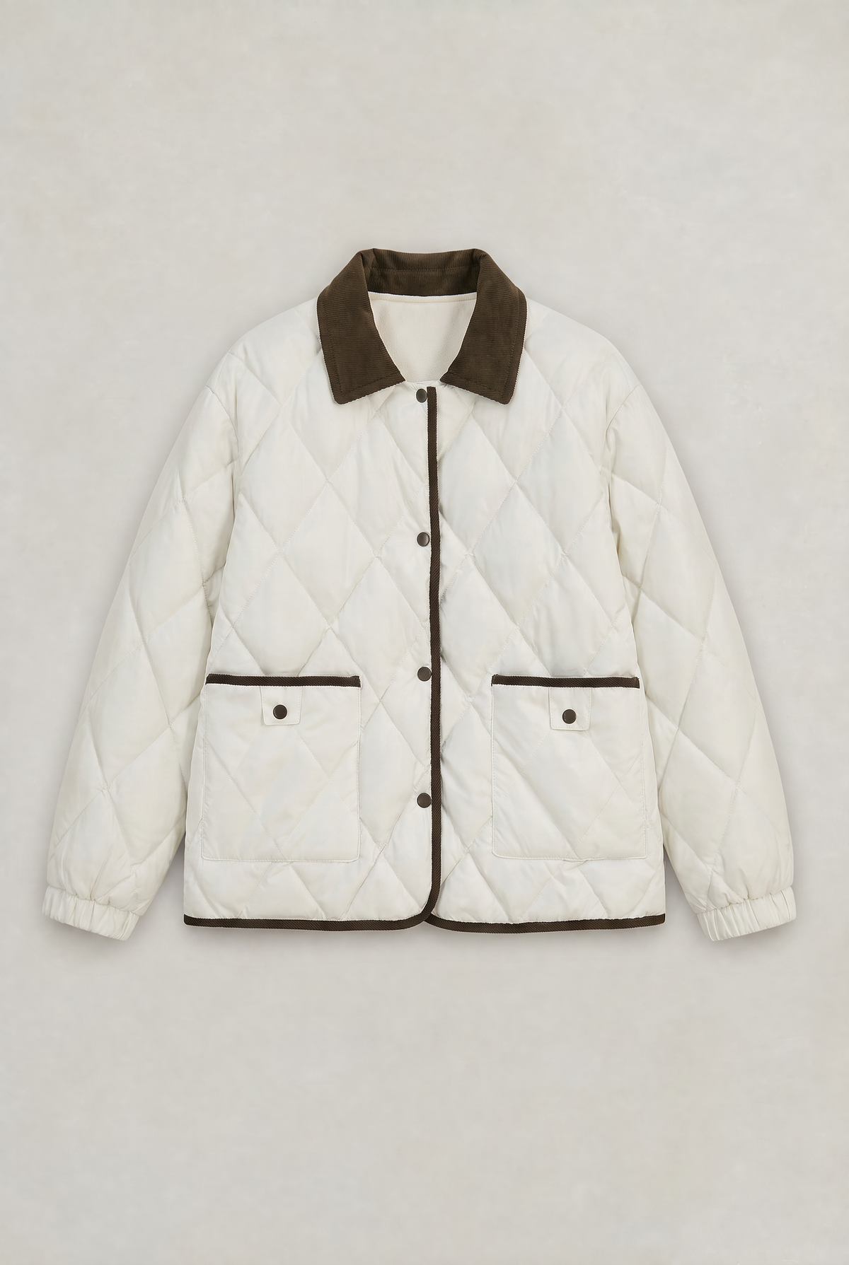 Women’s Cord Collar Quilted Jacket
