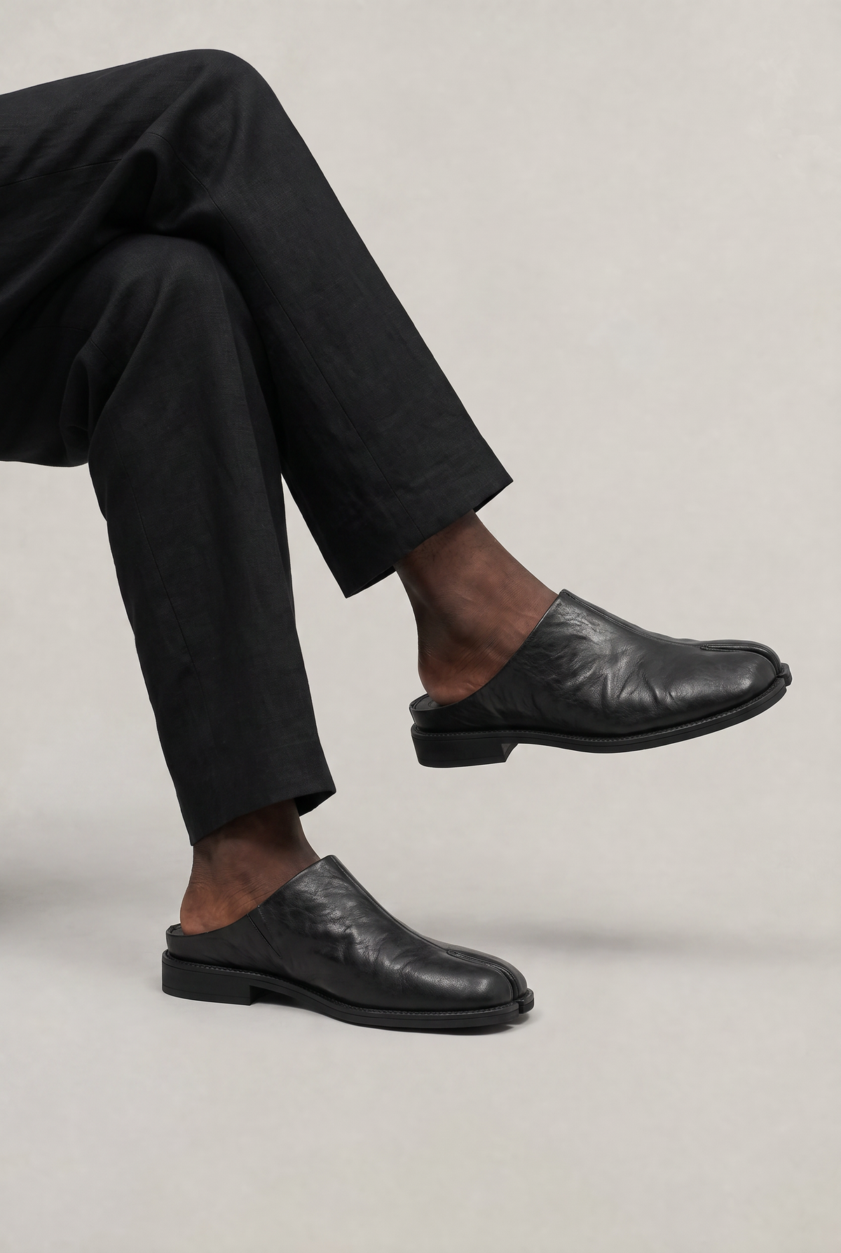 Men’s Split Toe Mule Loafers