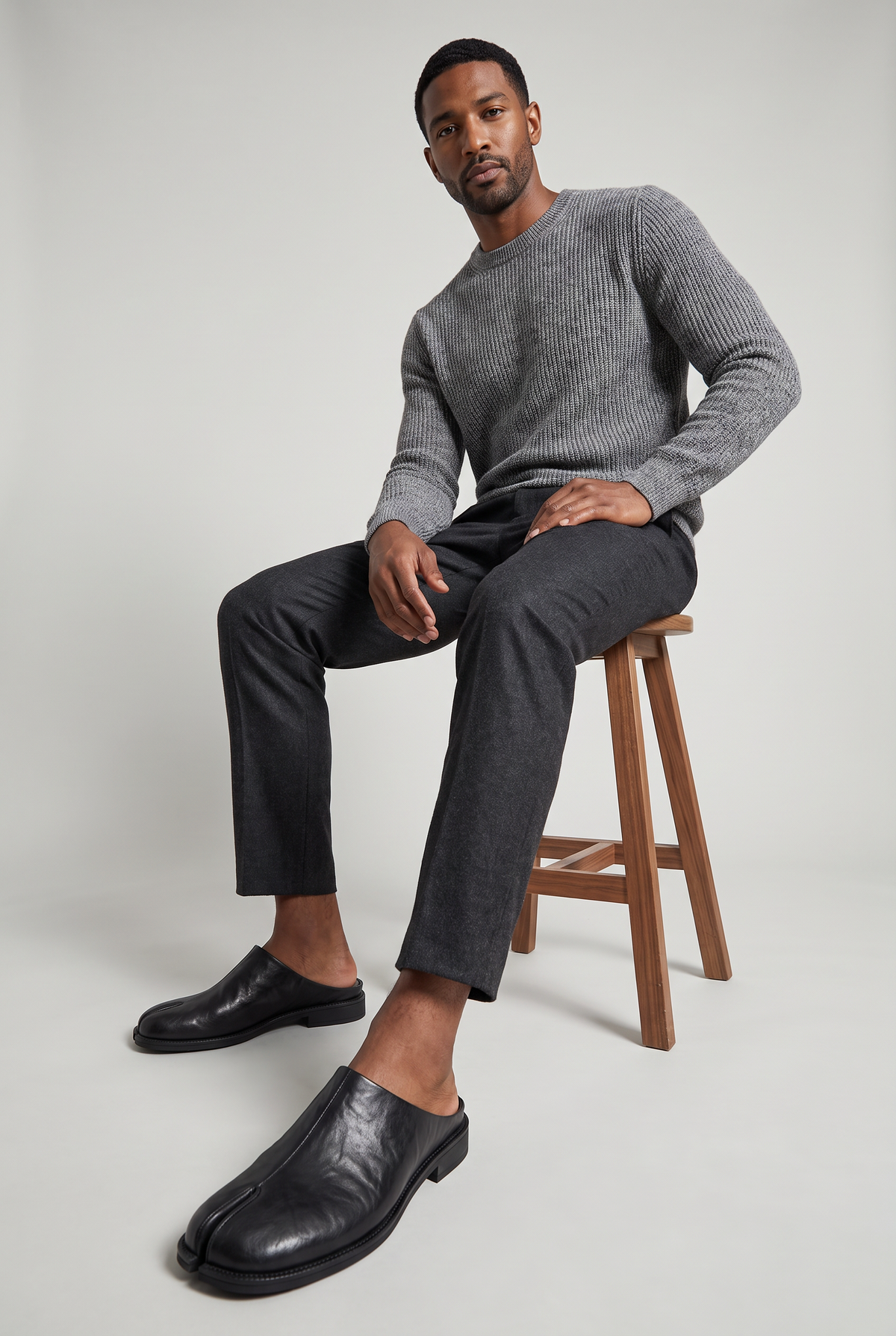 Men’s Split Toe Mule Loafers