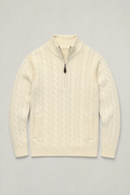 Men’s Cable Knit Quarter Zip Jumper