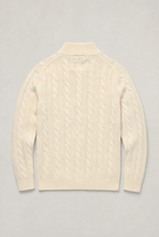 Men’s Cable Knit Quarter Zip Jumper