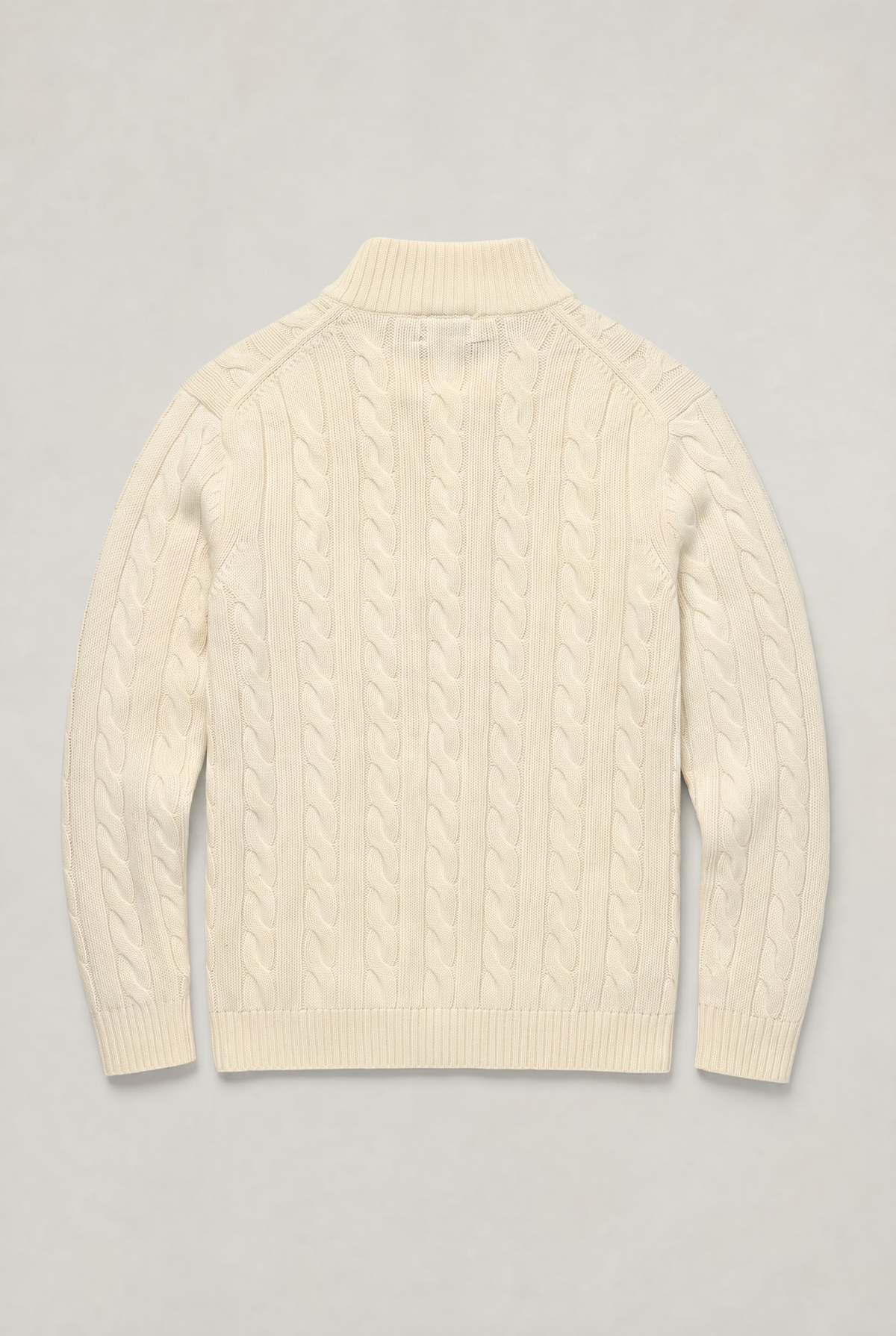 Men’s Cable Knit Quarter Zip Jumper