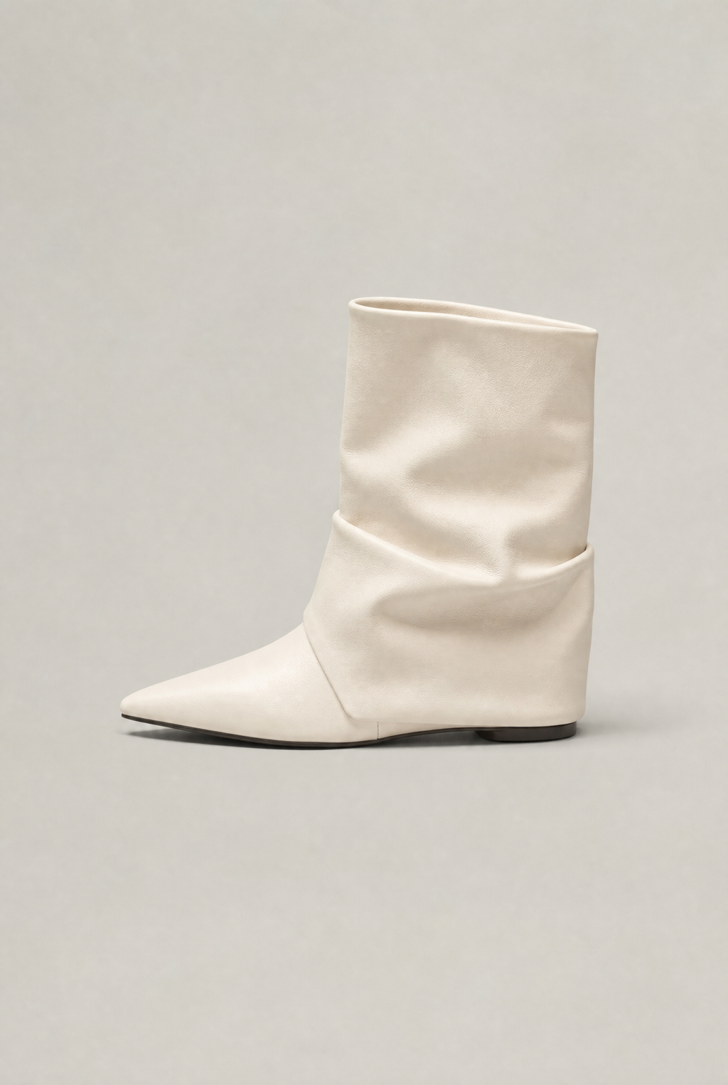 Women’s Pointed Toe Slouch Mid Calf Boots