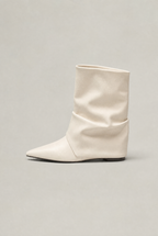 Women’s Pointed Toe Slouch Mid Calf Boots